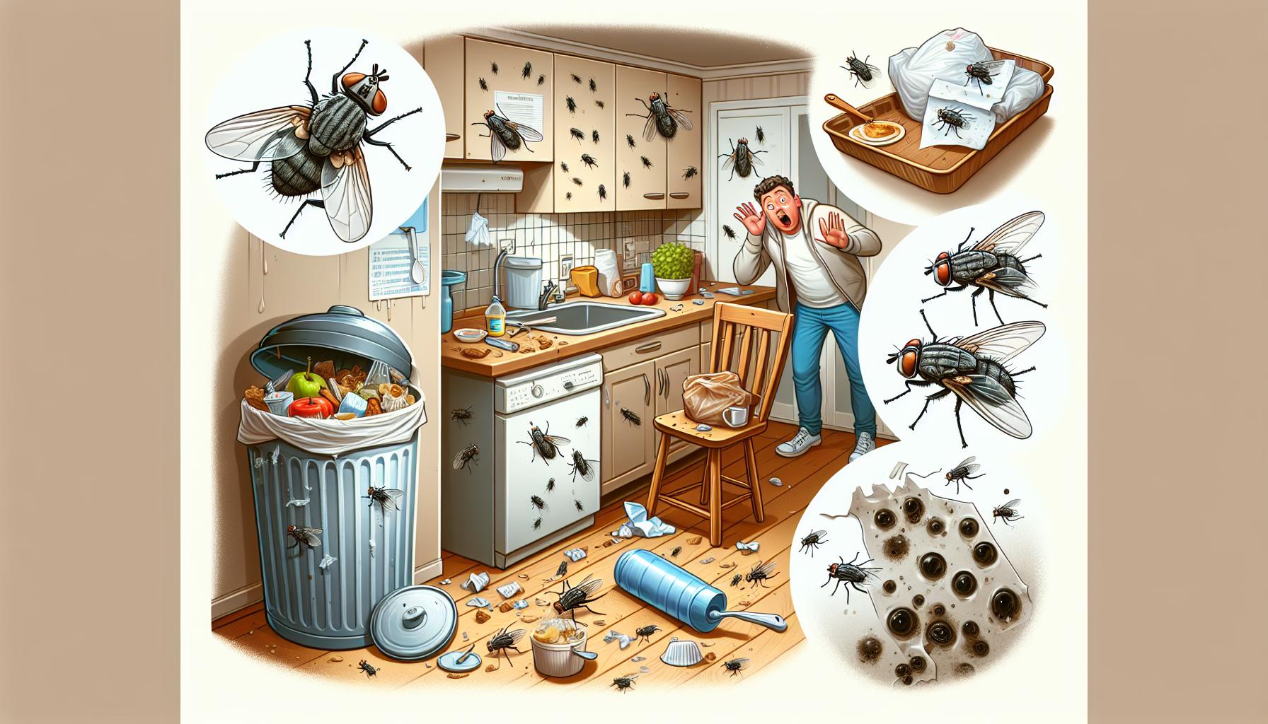 Jak poznat problém s mouchami